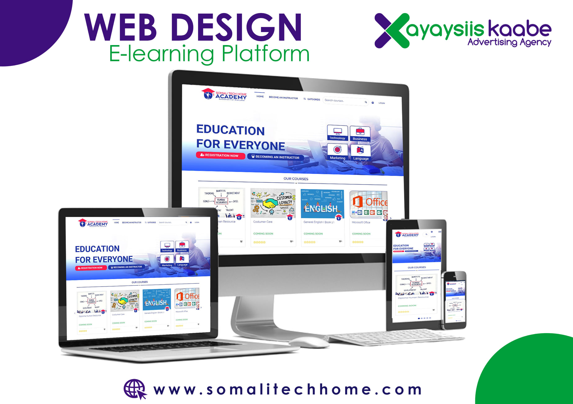 E-Learning Website Development