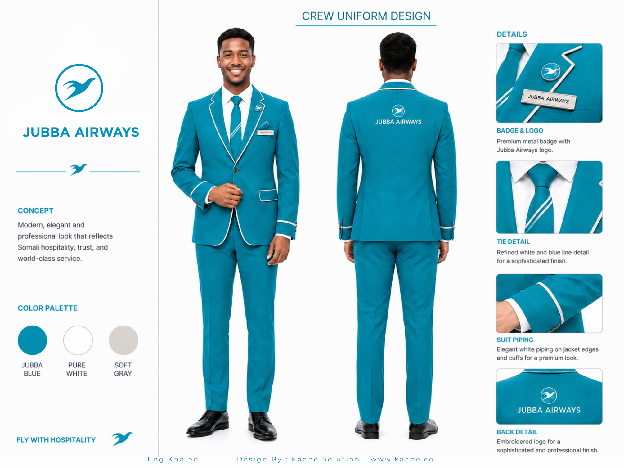 Crew Clothes Branding -Jubba  Airways gallery image 4