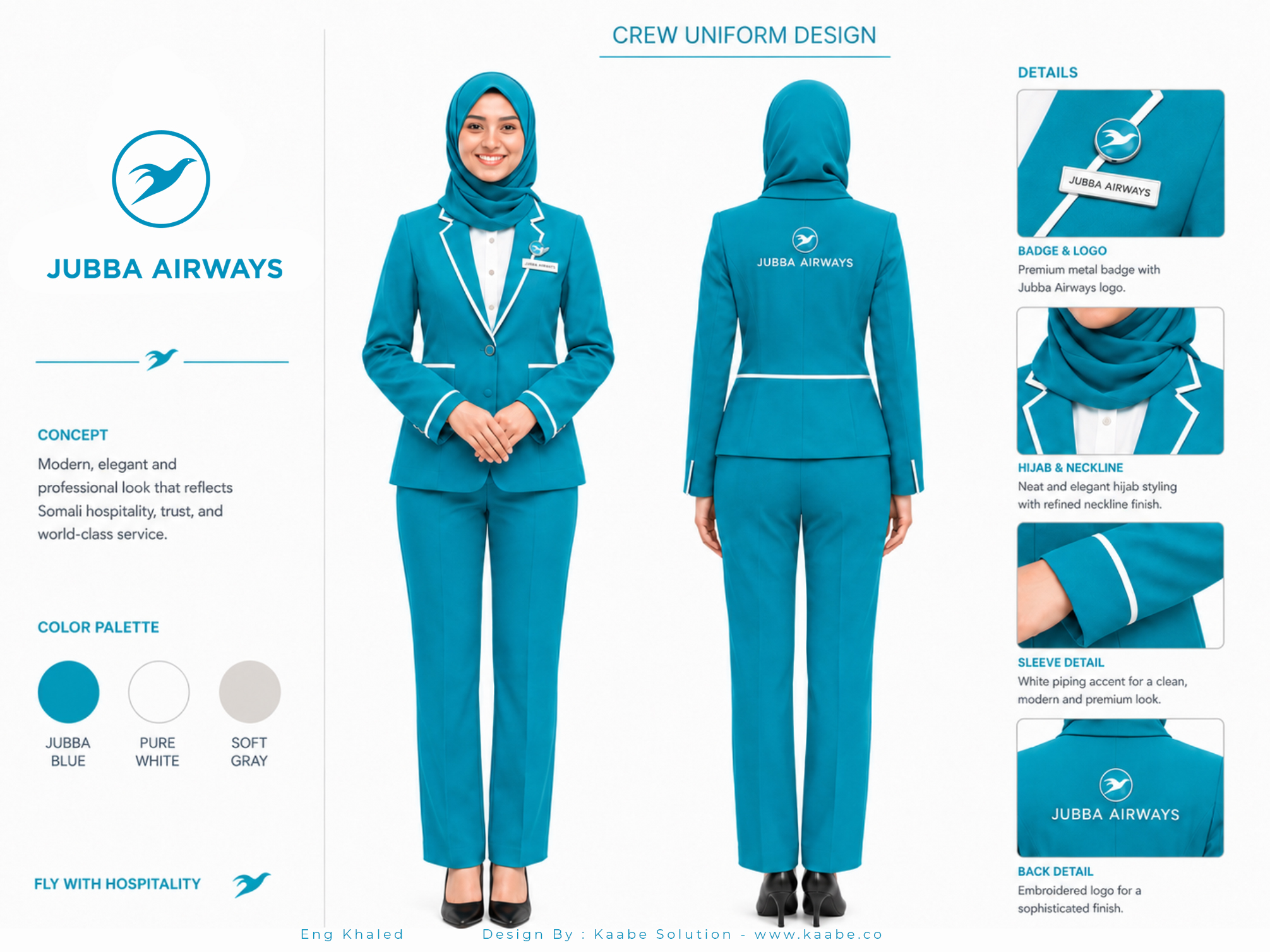 Crew Clothes Branding -Jubba  Airways gallery image 3